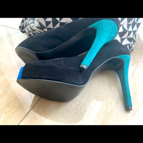 Guess Jeans Pumps Suede High Heels - Picture 7 of 10